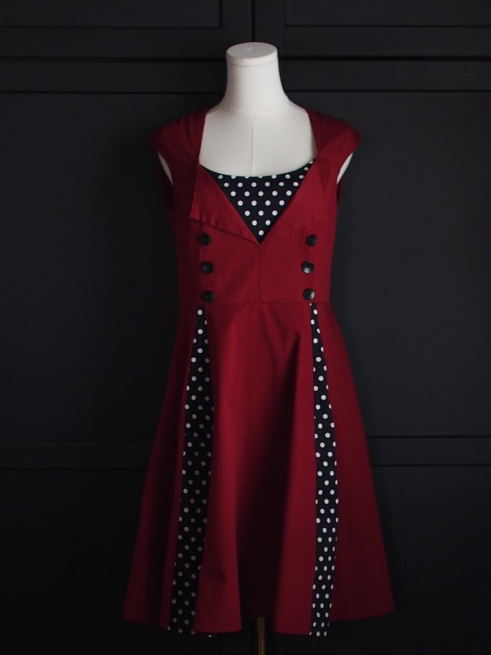 1950s-style Retro Rockabilly Swing Dress